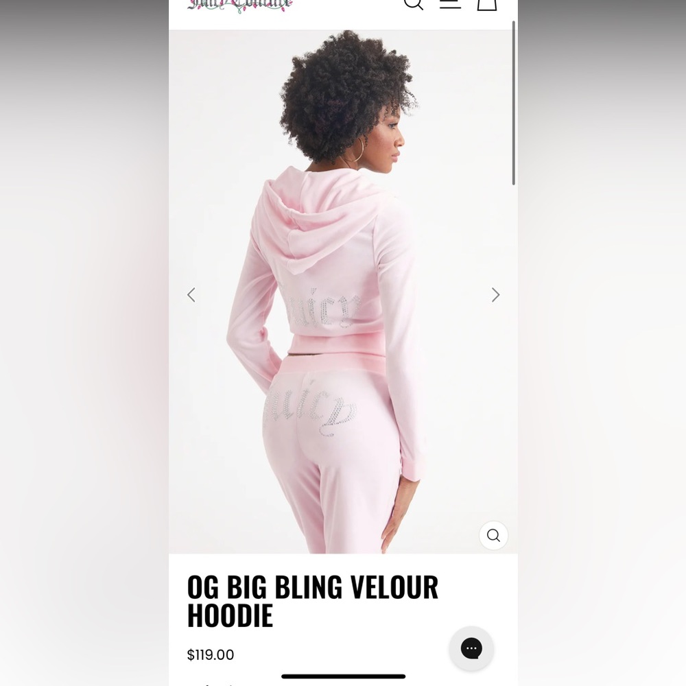 OG BIG BLING VELOUR TRACK PANTS & HOODIE